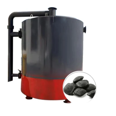 木炭製造装置 広葉樹活性炭ストーブ BBQ/シーシャ用炭炭化炉